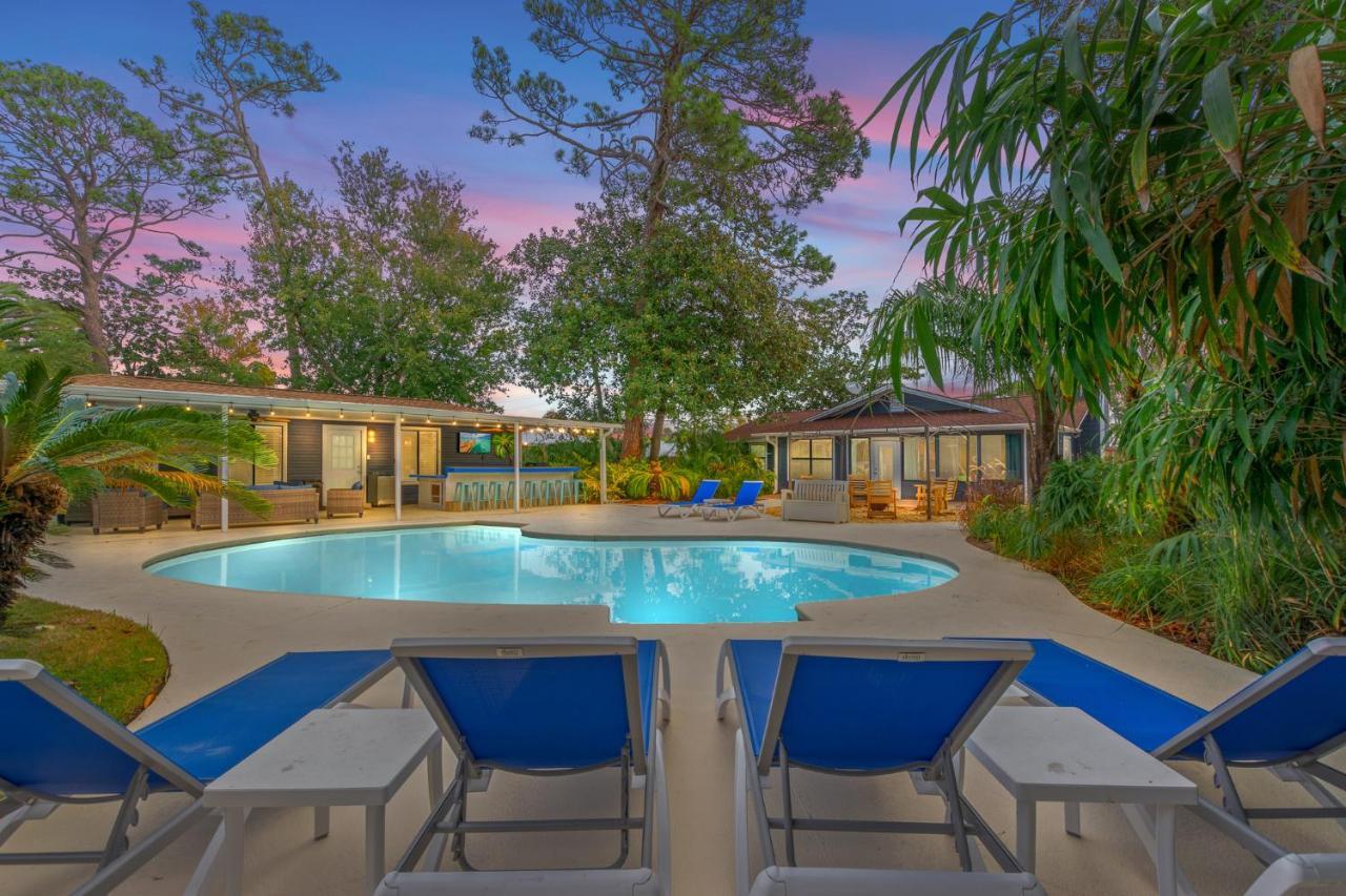 The Flip Flop Stop - Private Heated Pool, Pool House, Backyard Oasis And Game Room Panama City Beach Exterior foto